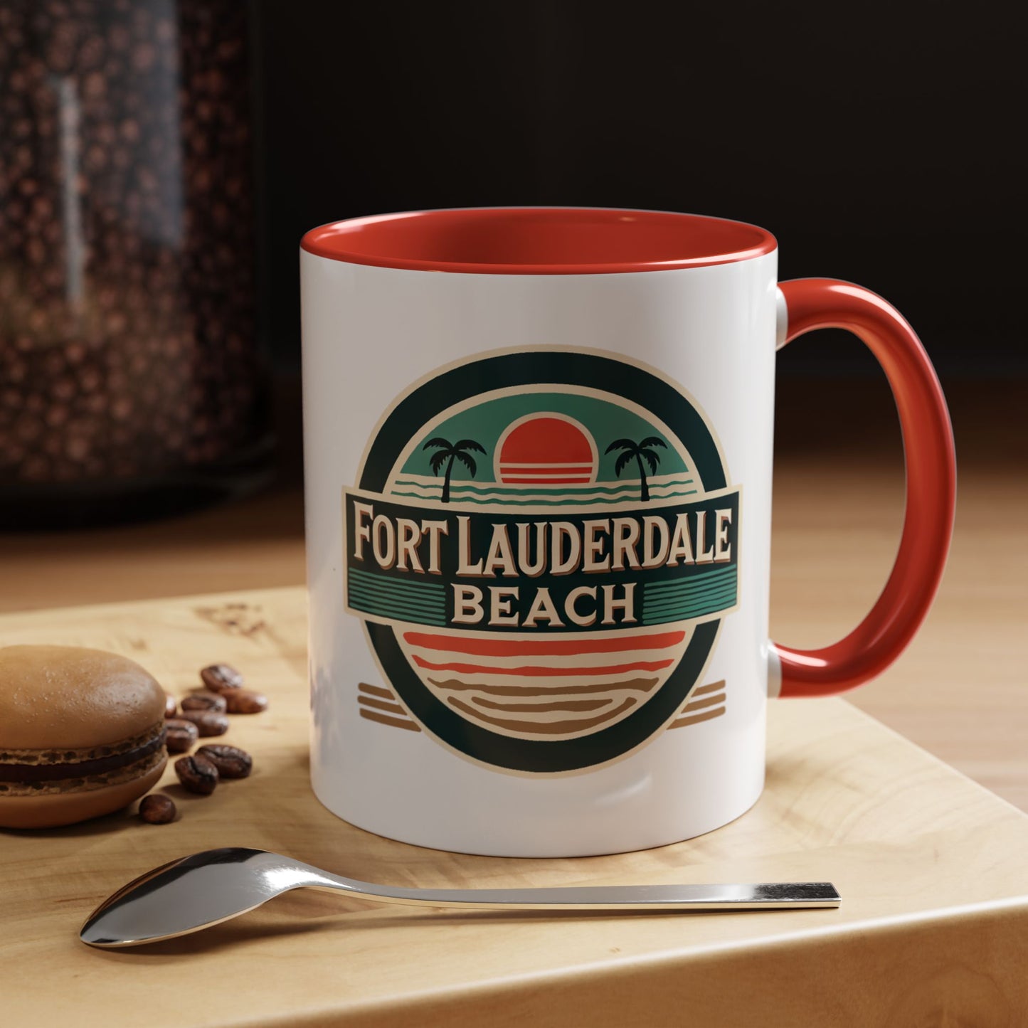 Vintage Fort Lauderdale Accent Coffee Mug