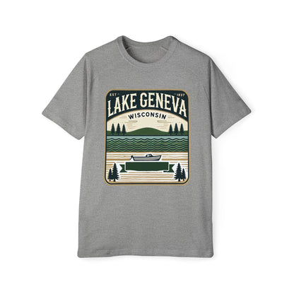 Vintage Lake Geneva Men's Raglan T-Shirt