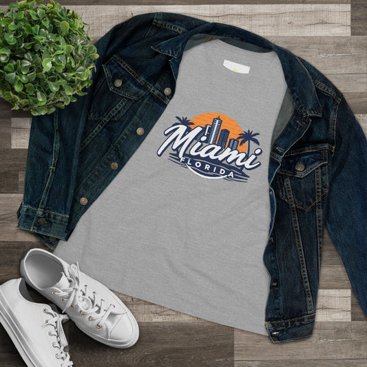 Retro Miami Women's Cotton Tee