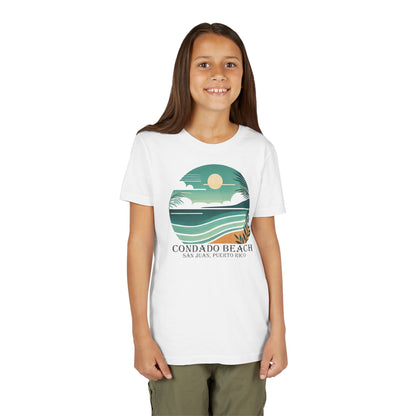 Coastal Vibes Condado Beach Unisex Youth Short Sleeve Tee