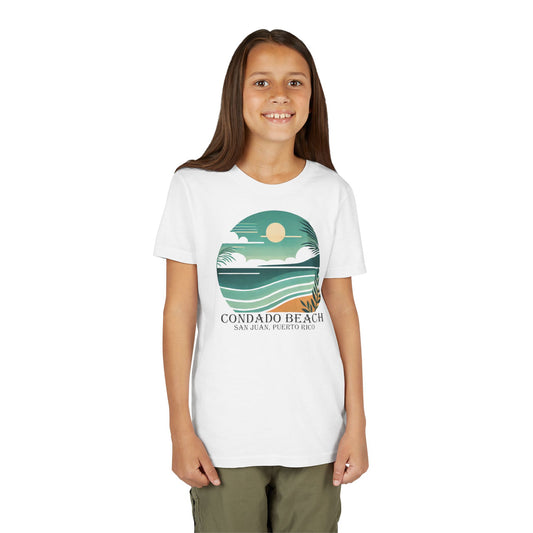 Coastal Vibes Condado Beach Unisex Youth Short Sleeve Tee