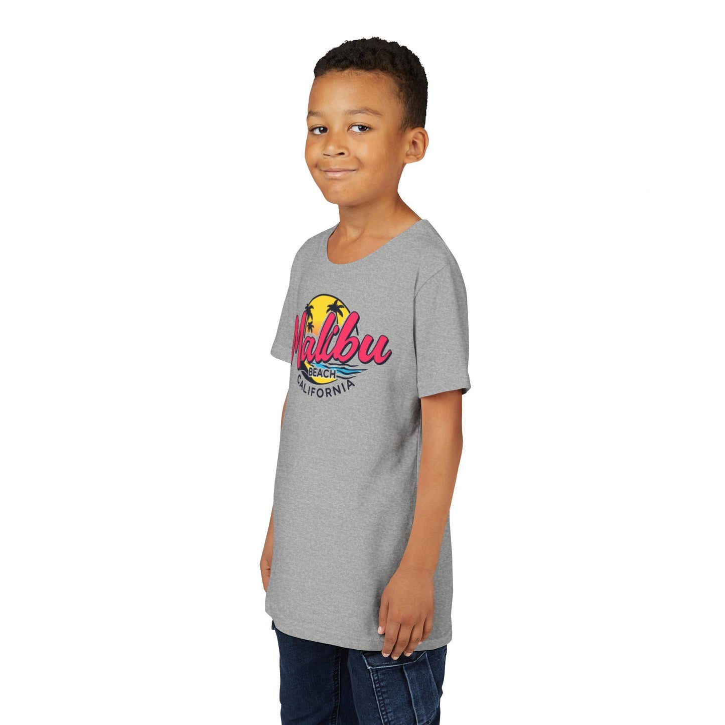 Retro Malibu Unisex Youth Short Sleeve Tee