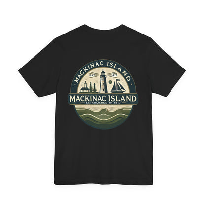 Vintage Mackinac Island Unisex Jersey Short Sleeve Tee