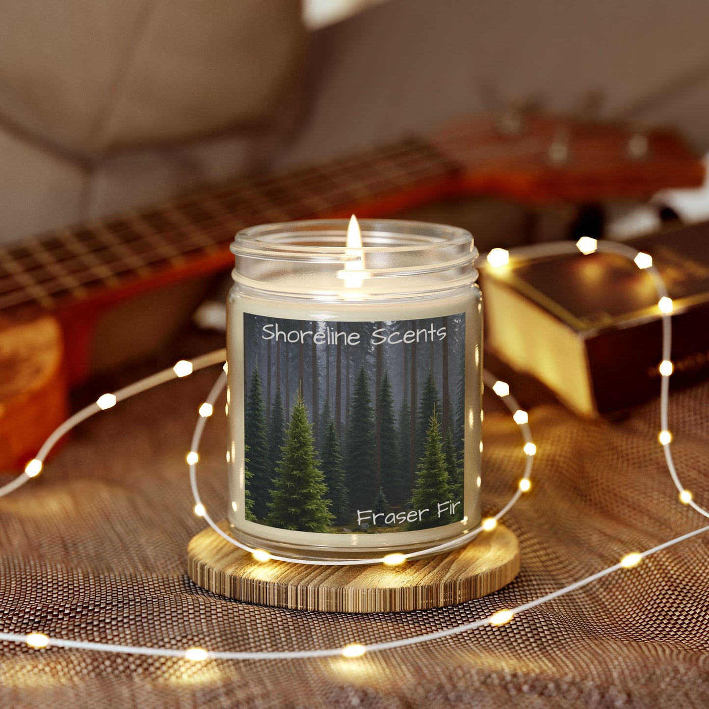 Fraser Fir Scented Candle (Apricot Wax)