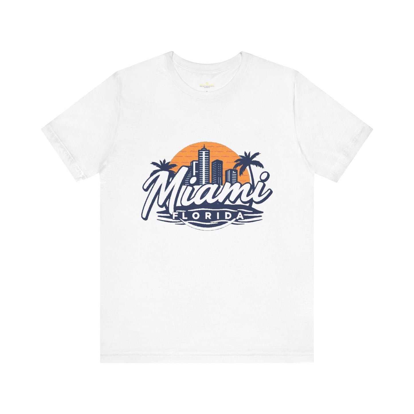 Retro Miami Unisex Jersey Short Sleeve Tee