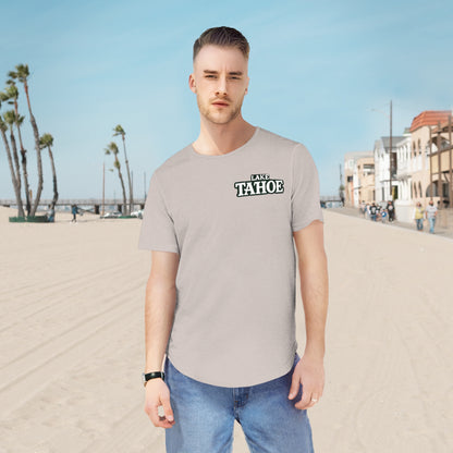 Vintage Lake Tahoe Men's Jersey Curved Hem Tee