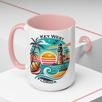 Vibrant Key West Accent Coffee Mug