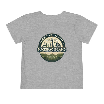 Vintage Mackinac Island Unisex Toddler Short Sleeve Tee