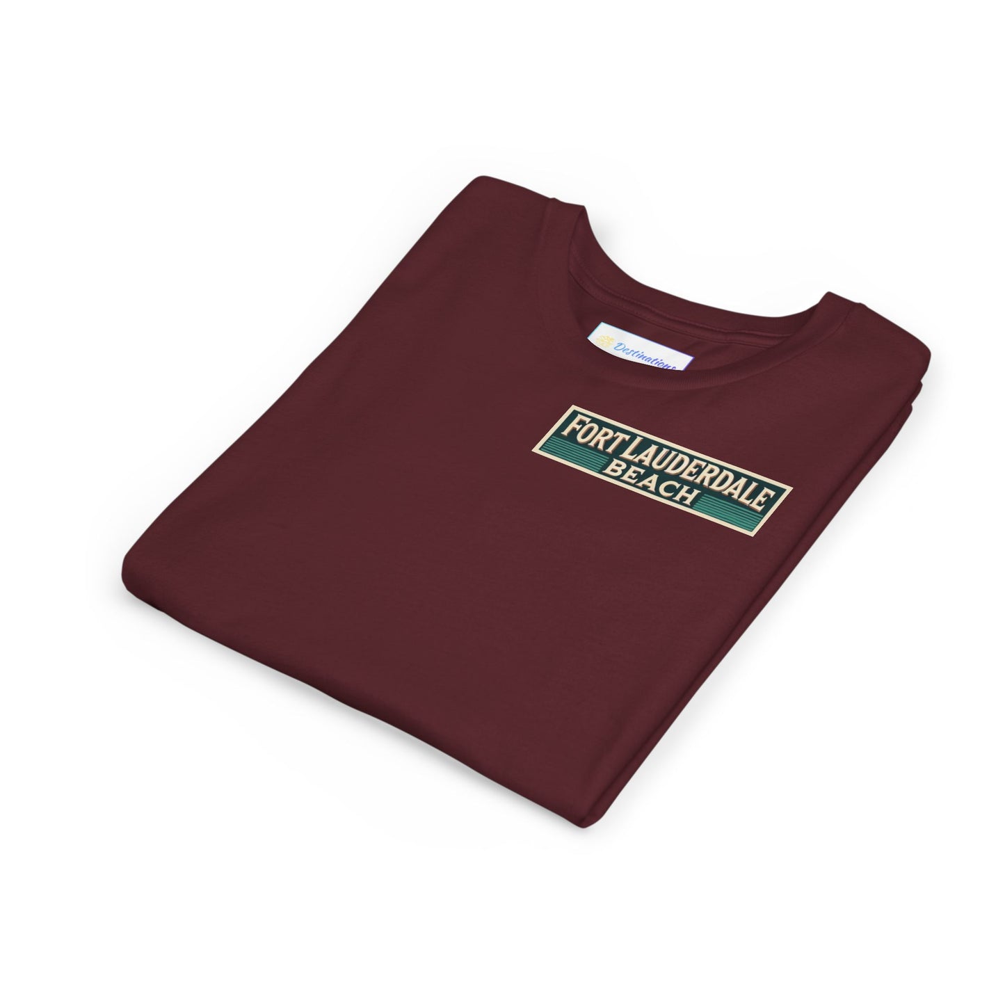 Vintage Fort Lauderdale Unisex Youth Short Sleeve Tee