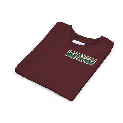 Vintage Fort Lauderdale Unisex Youth Short Sleeve Tee