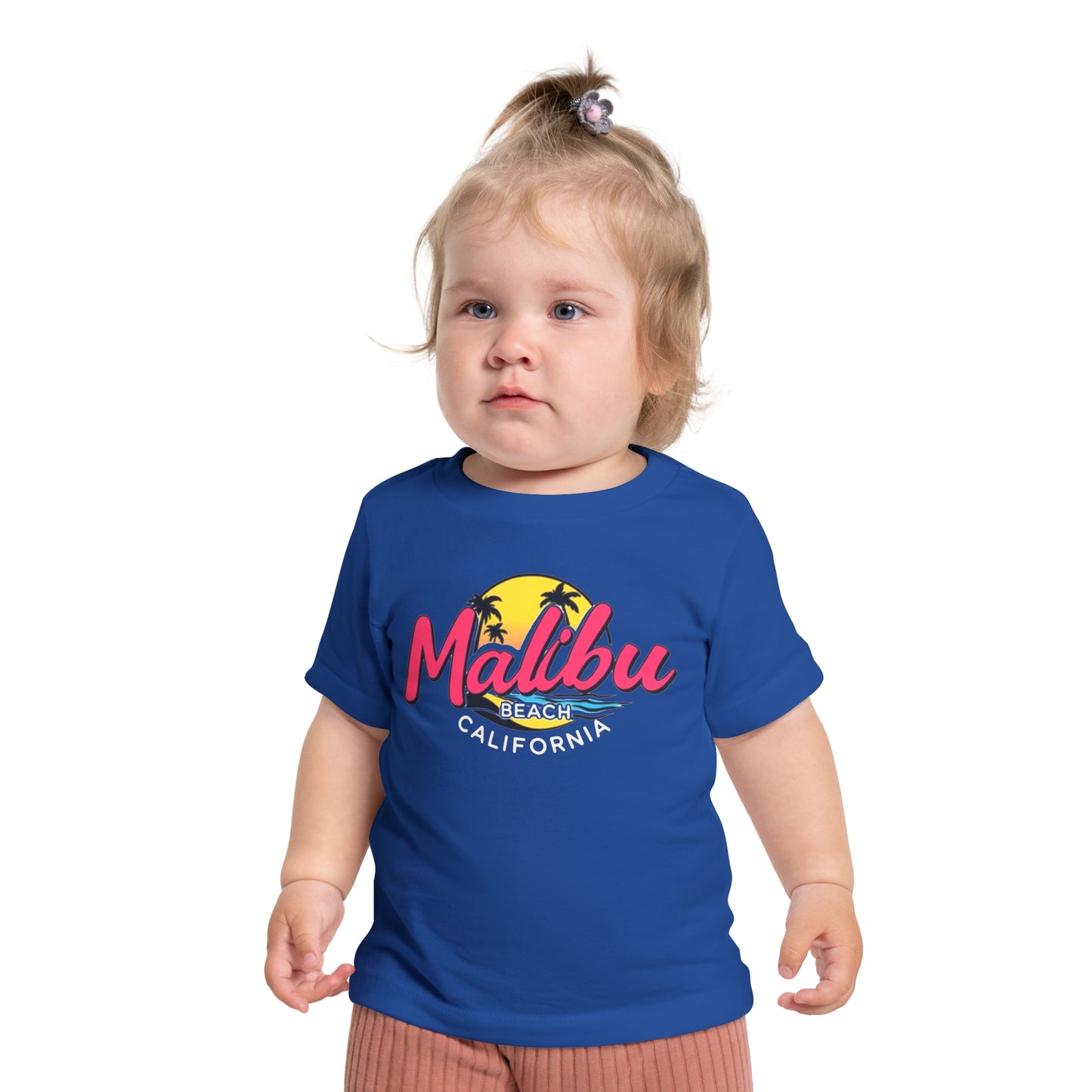 Retro Malibu Unisex Baby Short Sleeve T-Shirt