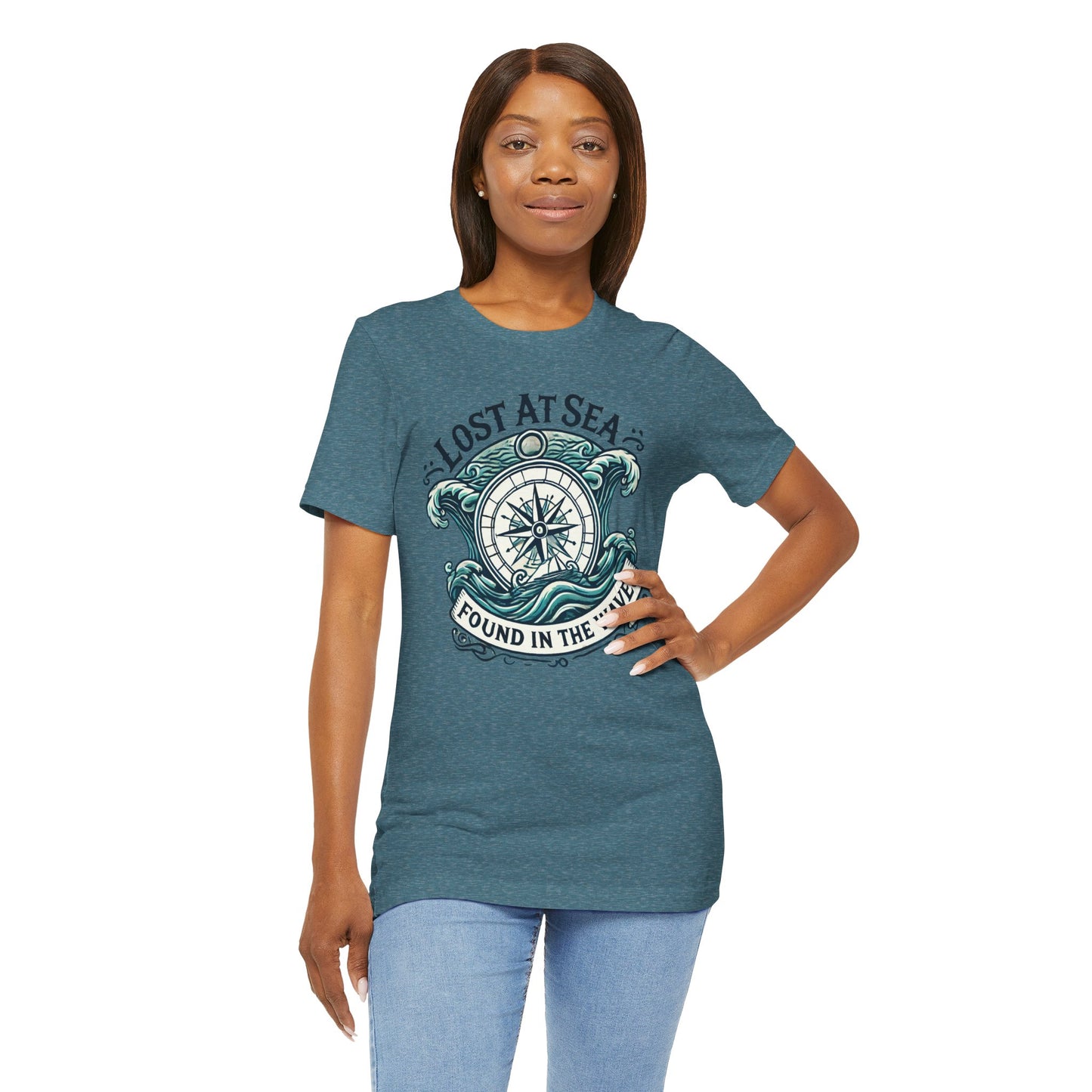 Lost at Sea, Found in the Waves Short Sleeve Tee