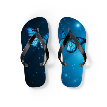 Mystical Butterfly Flip Flops