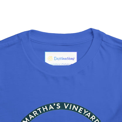 Vintage Martha's Vineyard Unisex Toddler Short Sleeve Tee
