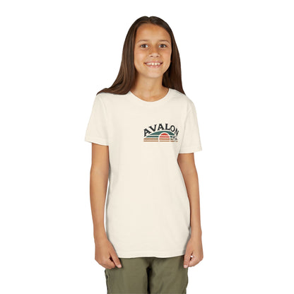 Retro Avalon Sunset Youth Short Sleeve Tee