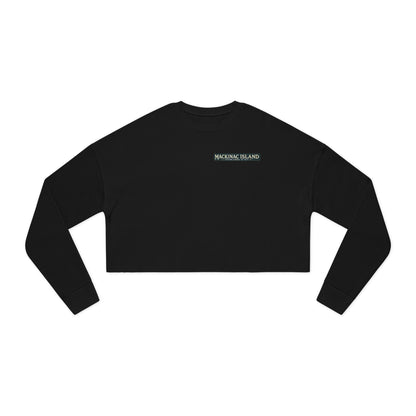 Vintage Mackinac Island Women's Cropped Sweatshirt