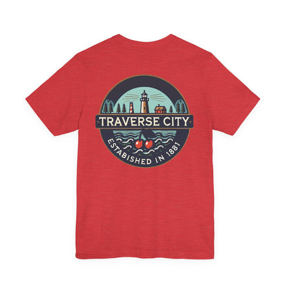 Vintage Traverse City Unisex Jersey Short Sleeve Tee