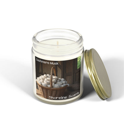 Cashmere Musk Scented Coconut Apricot Wax Candle