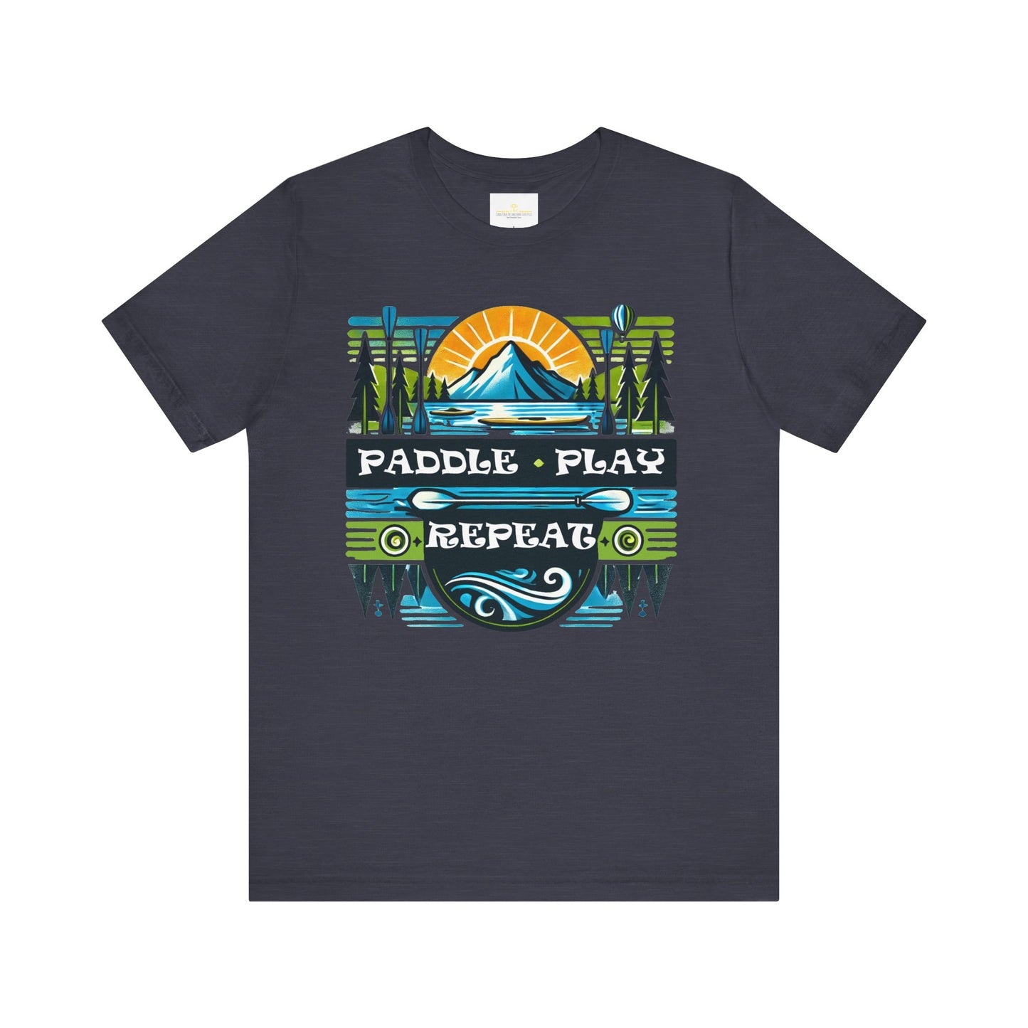 Paddle, Play, Repeat Short Sleeve Tee