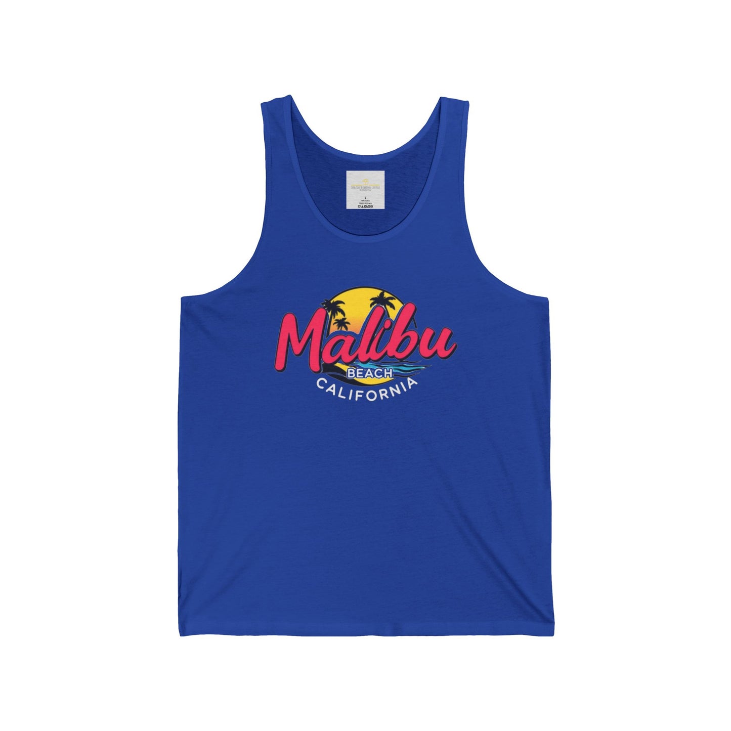 Retro Malibu Unisex Jersey Tank