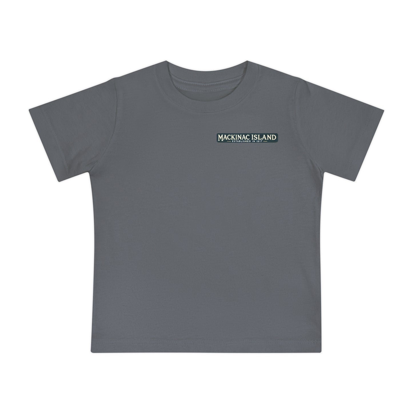 Vintage Mackinac Island Unisex Baby Short Sleeve T-Shirt