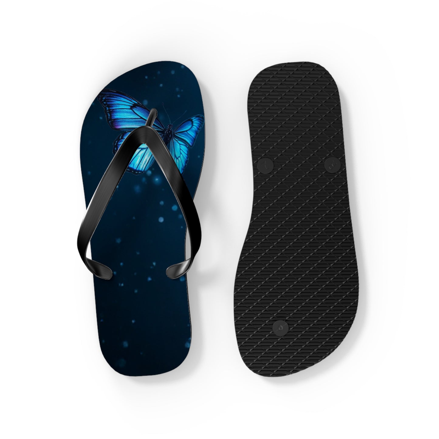 Mystical Butterfly Flip Flops