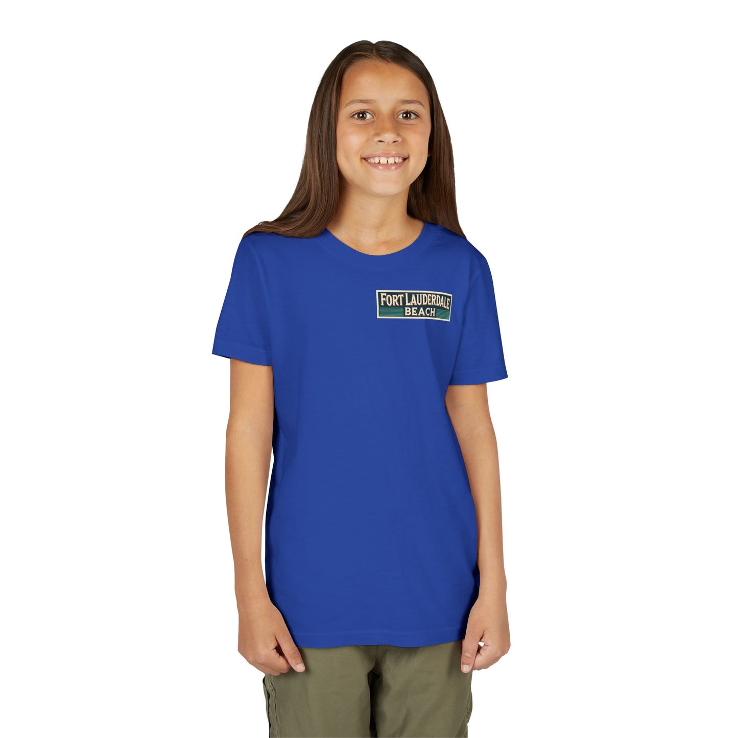 Vintage Fort Lauderdale Unisex Youth Short Sleeve Tee