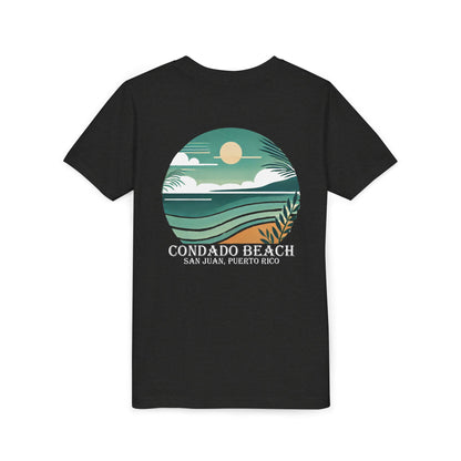 Coastal Vibes Condado Beach Unisex Youth Short Sleeve Tee