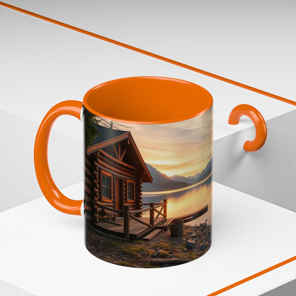 Lakeside Cabin Ceramic Coffee Mug