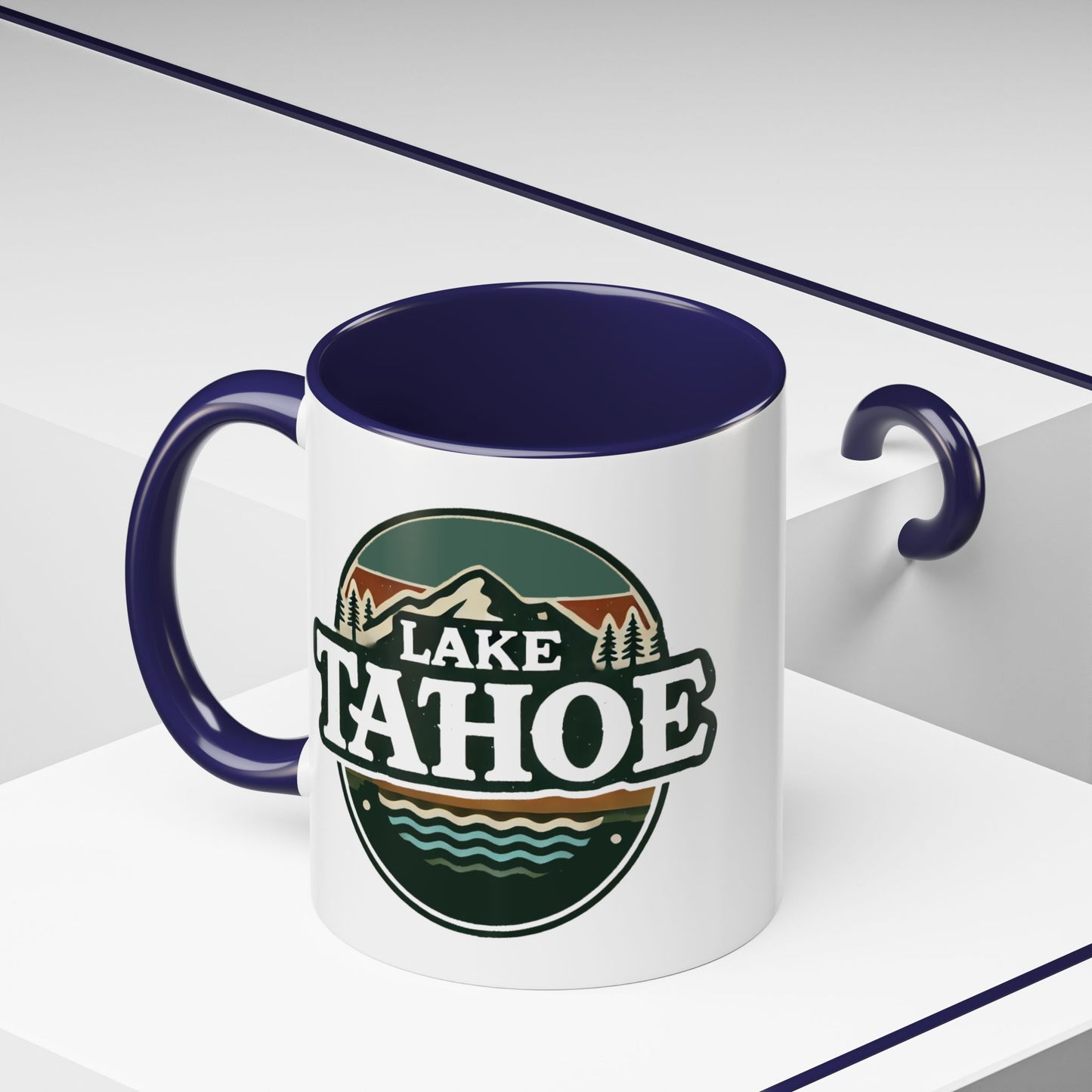 Vintage Lake Tahoe Accent Coffee Mug