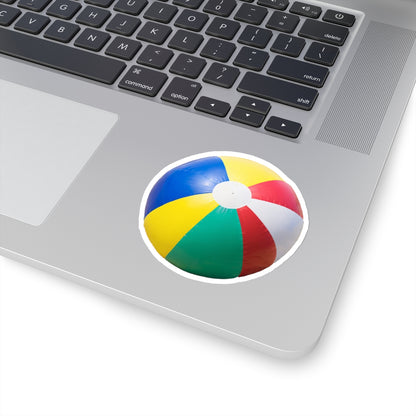 Beach Ball Kiss-Cut Sticker