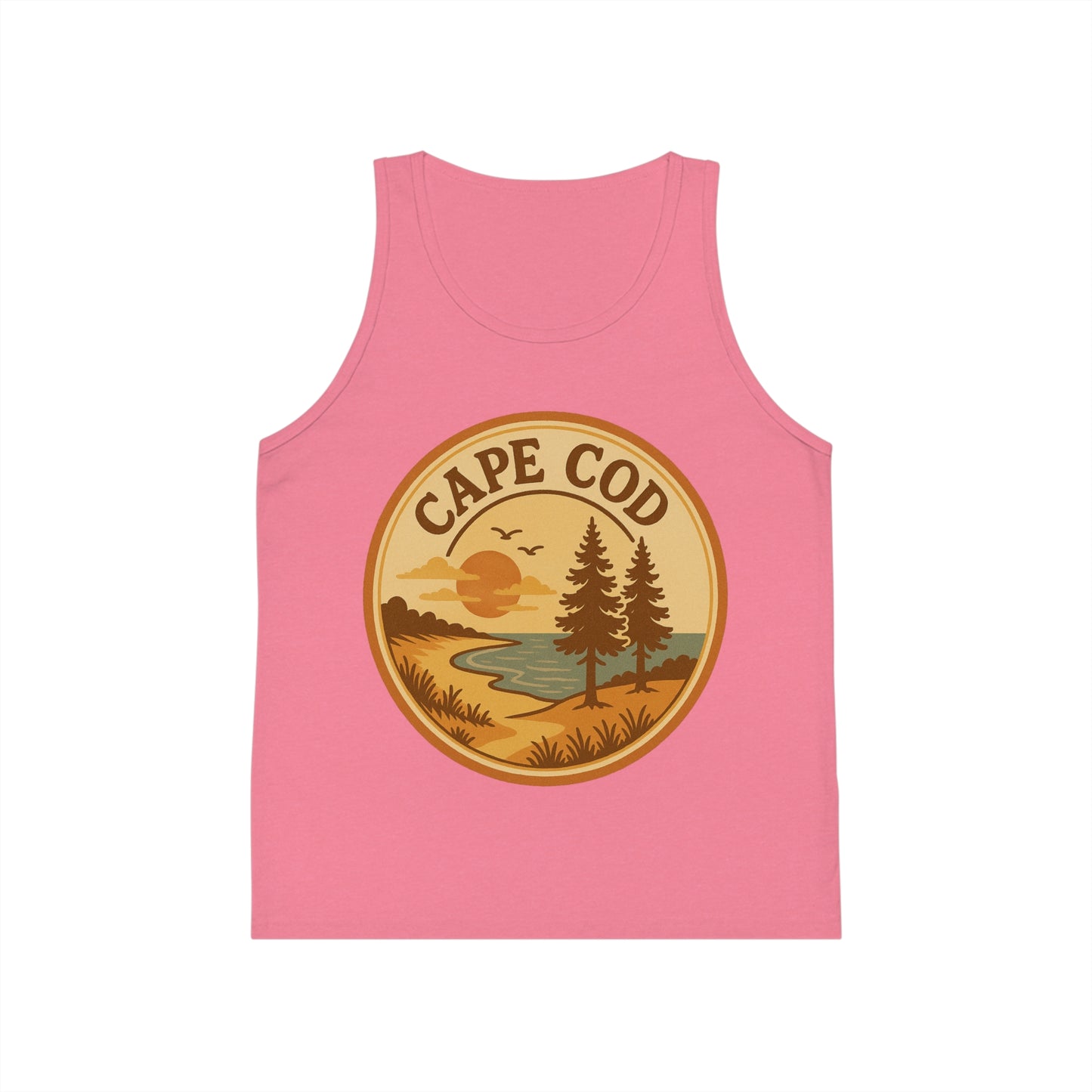 Rustic Cape Cod Unisex Kids Jersey Tank Top