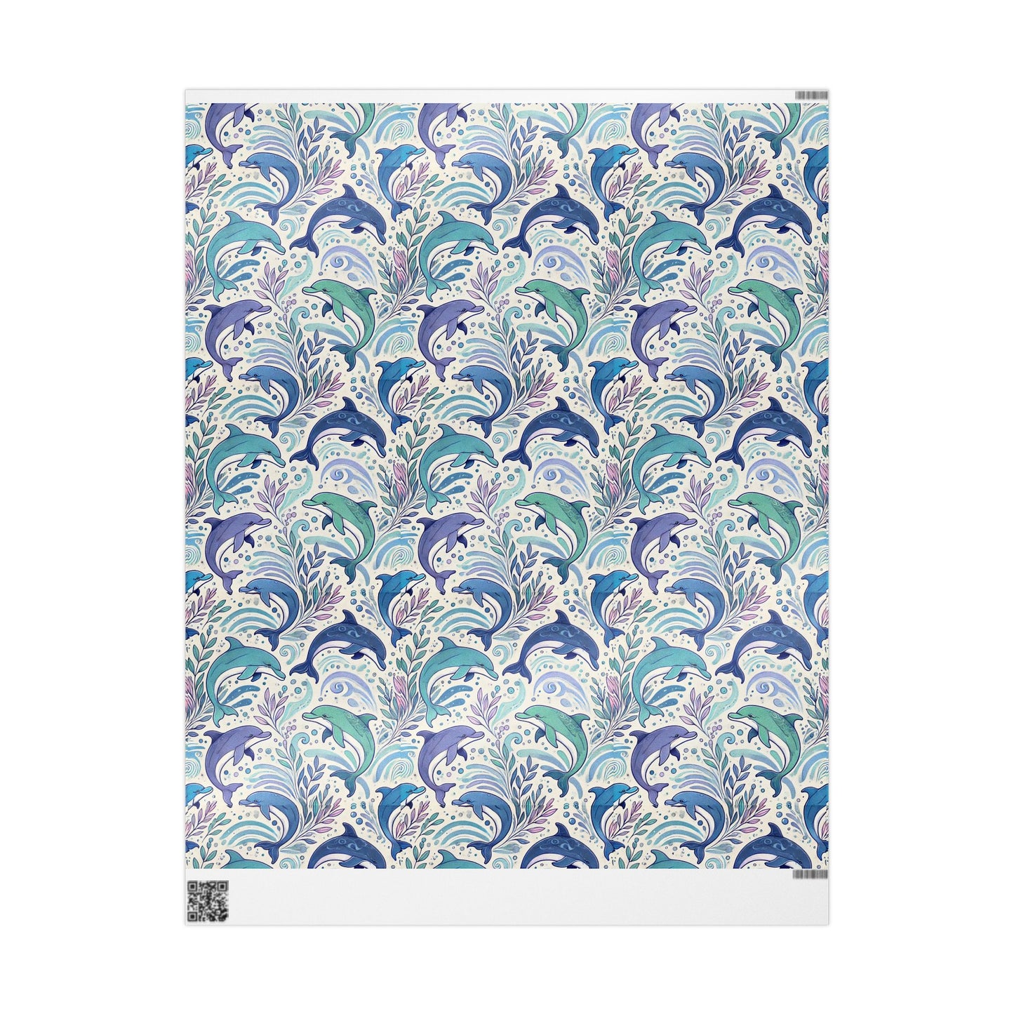 Dolphin Print Wrapping Paper