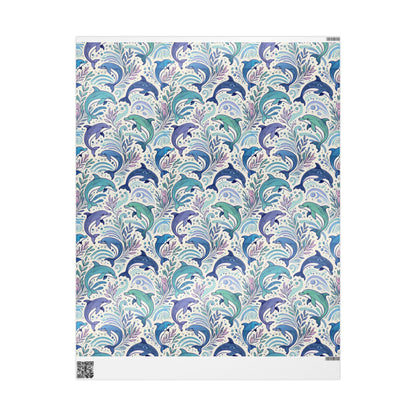 Dolphin Print Wrapping Paper