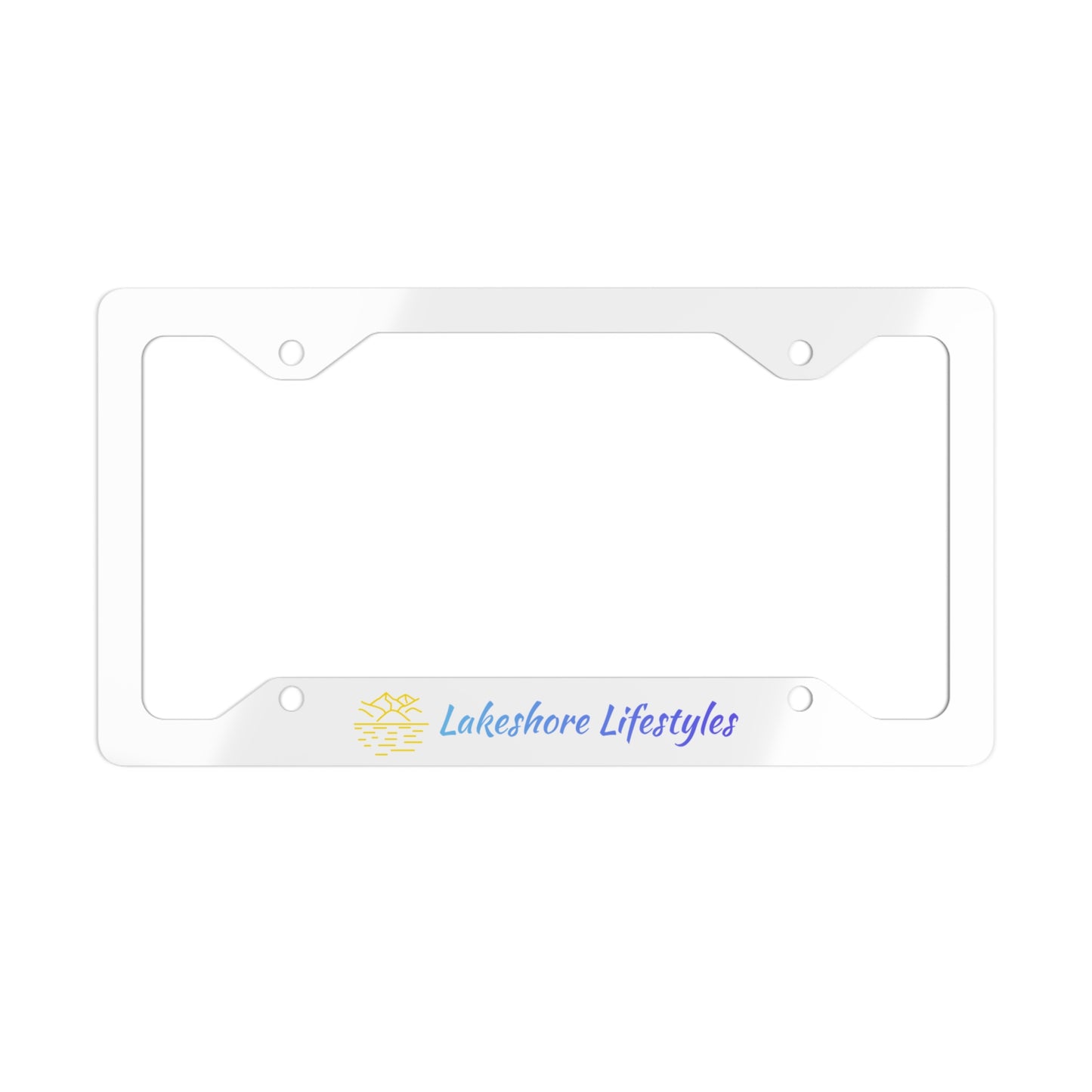 Lakeshore Lifestyles Metal License Plate Frame