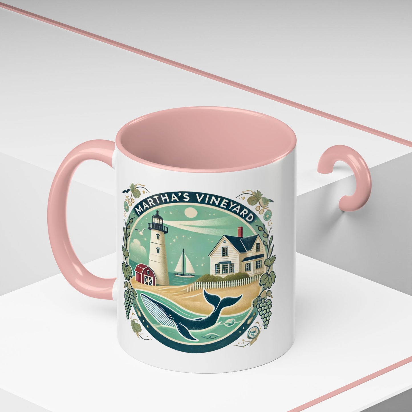 Vintage Martha's Vineyard Accent Coffee Mug