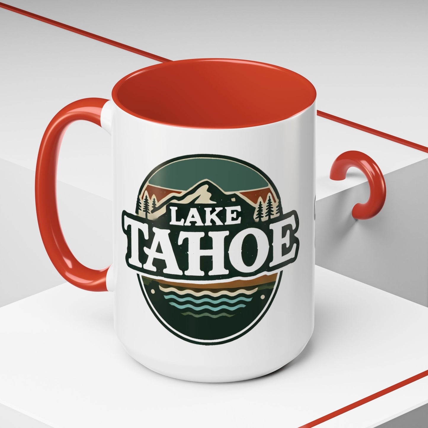 Vintage Lake Tahoe Accent Coffee Mug