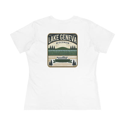 Vintage Lake Geneva Women's Cotton Tee