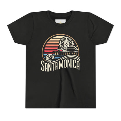 Vibrant Santa Monica Youth Short Sleeve Tee