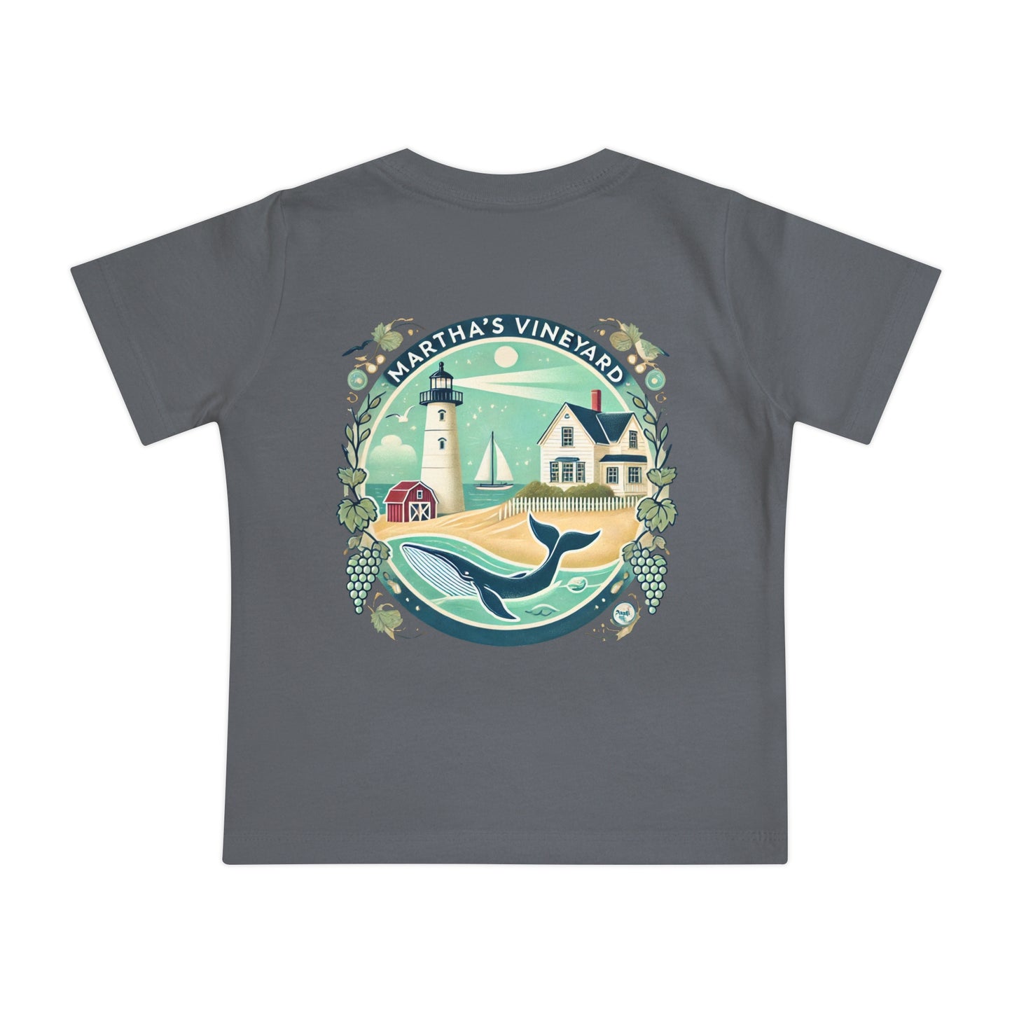 Vintage Martha's Vineyard Unisex Baby Short Sleeve T-Shirt