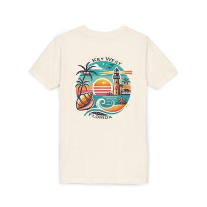 Vibrant Key West Youth Short Sleeve Tee