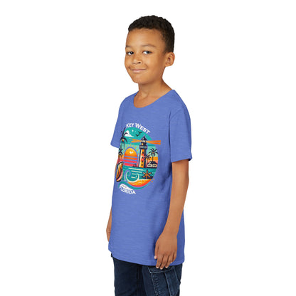 Vibrant Key West Youth Short Sleeve Tee