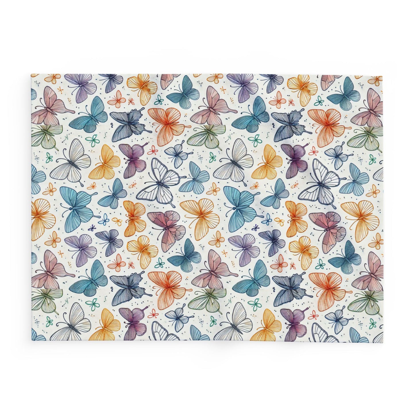 Butterflies Arctic Fleece Blanket