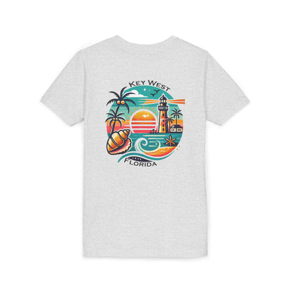 Vibrant Key West Youth Short Sleeve Tee