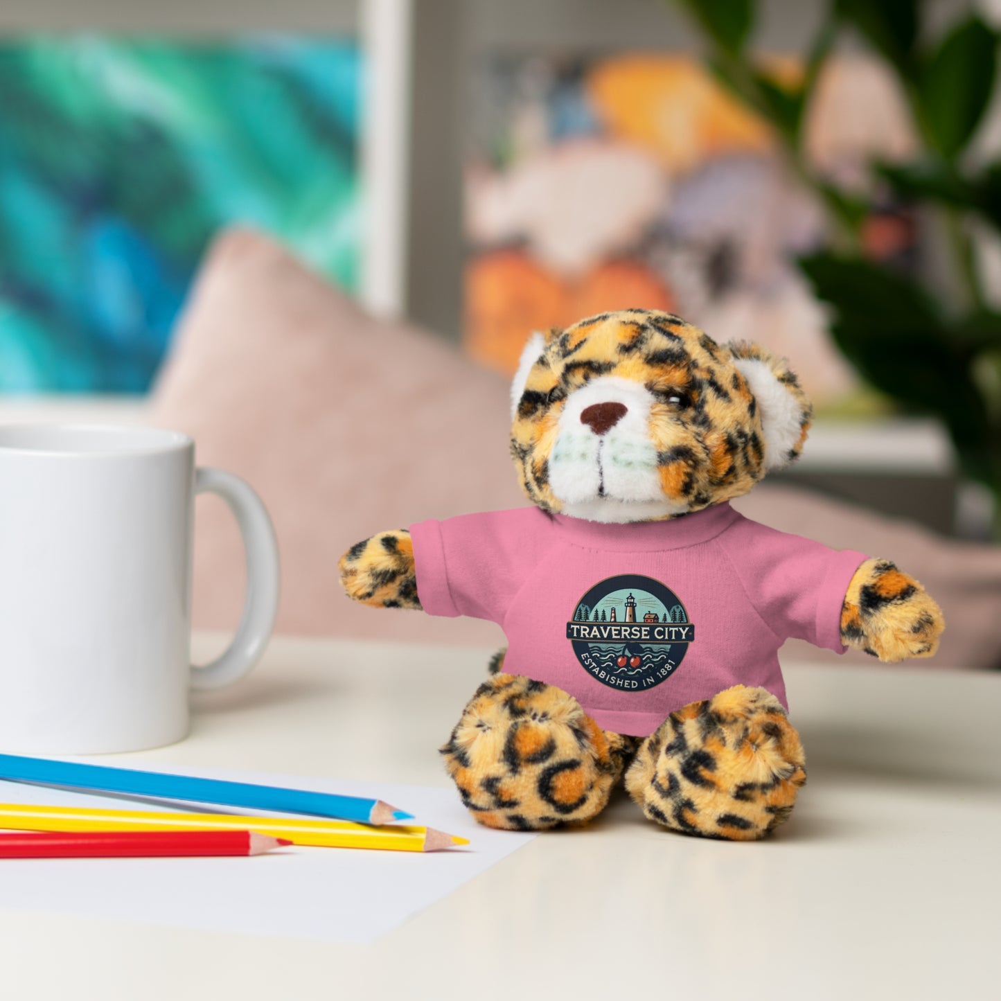 Vintage Traverse City Stuffed Animals with Tee