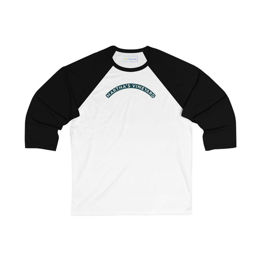 Vintage Martha's Vineyard Men's 3/4 Sleeve Baseball Tee