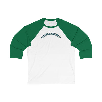 Vintage Martha's Vineyard Men's 3/4 Sleeve Baseball Tee