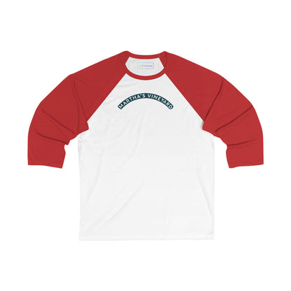 Vintage Martha's Vineyard Men's 3/4 Sleeve Baseball Tee