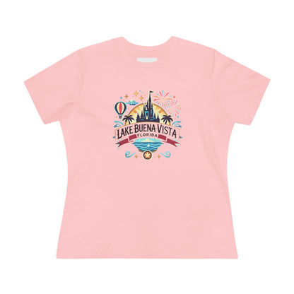 Adventurous Lake Buena Vista Women's Cotton Tee