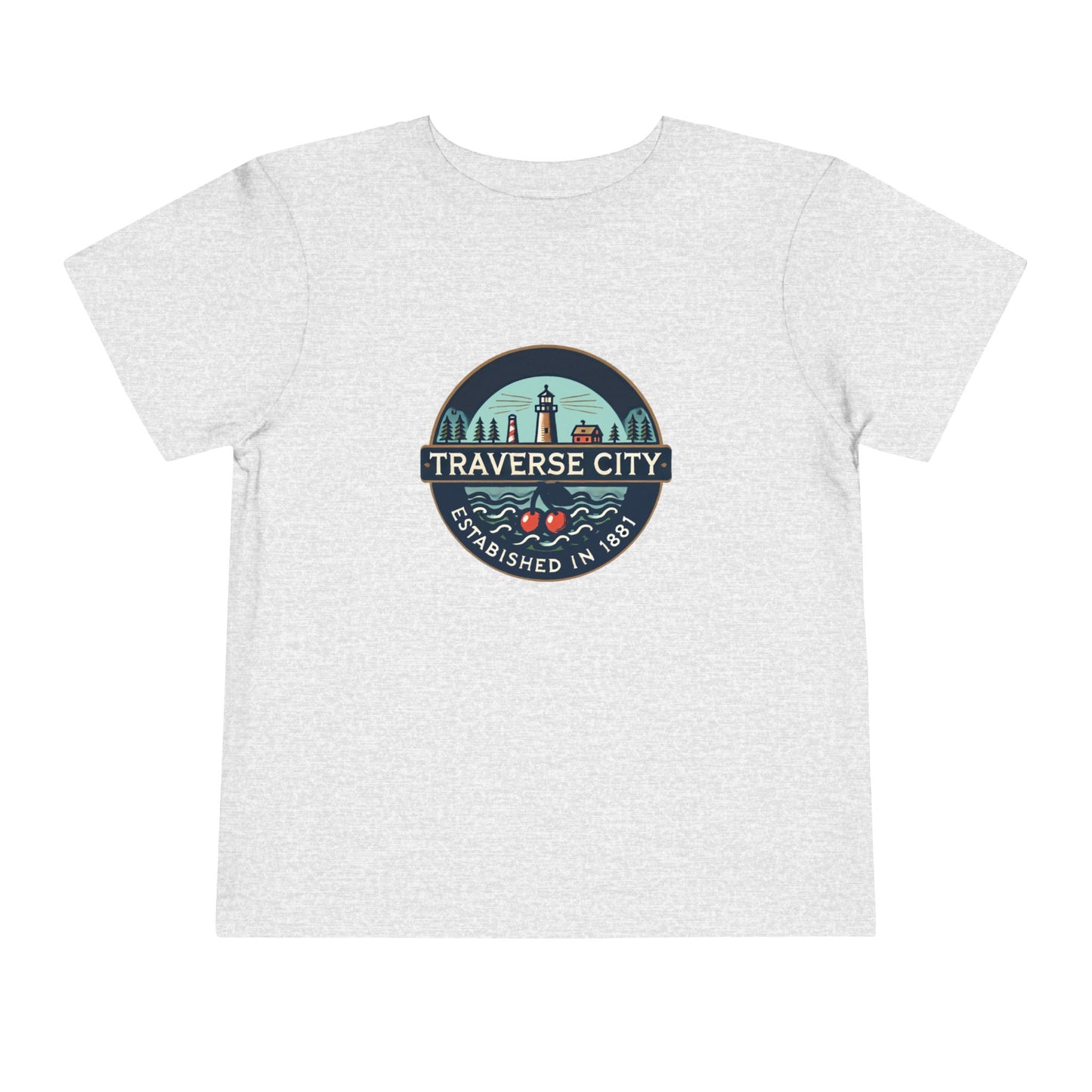 Vintage Traverse City Unisex Toddler Short Sleeve Tee